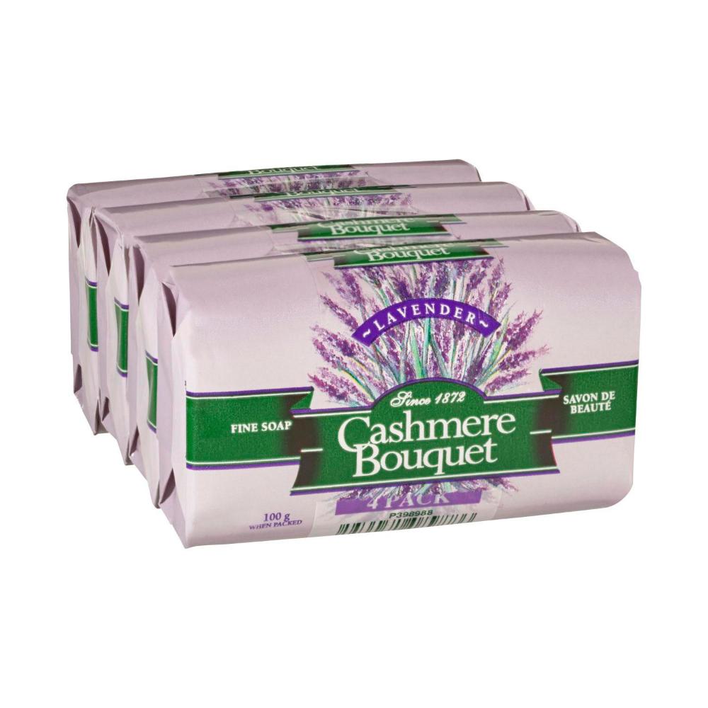 Cashmere Bouquet Lavender Soap 4 Pack - 400g