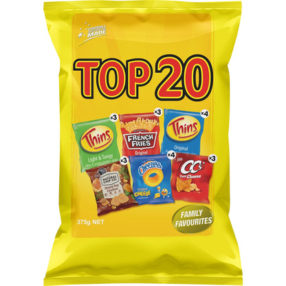 Top 20 Variety Chips 20 Pack