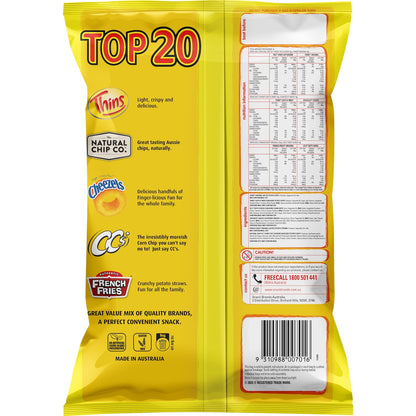 Top 20 Variety Chips 20 Pack