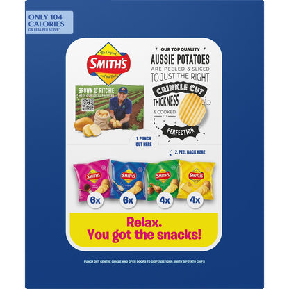 Smiths Potato Chips Original Favourites Multipack Variety 20 Pack