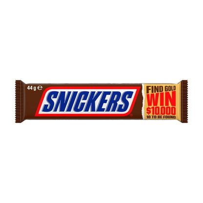 Snickers Milk Chocolate Bar Peanuts Caramel - 44g