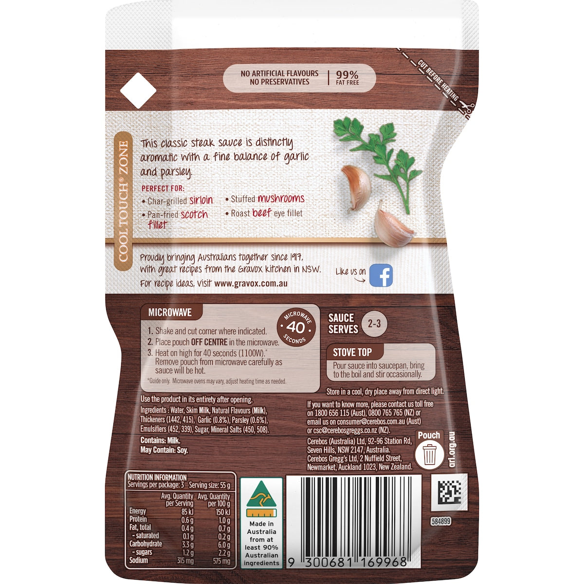 Gravox Diane Liquid Sauce Pouch 165g