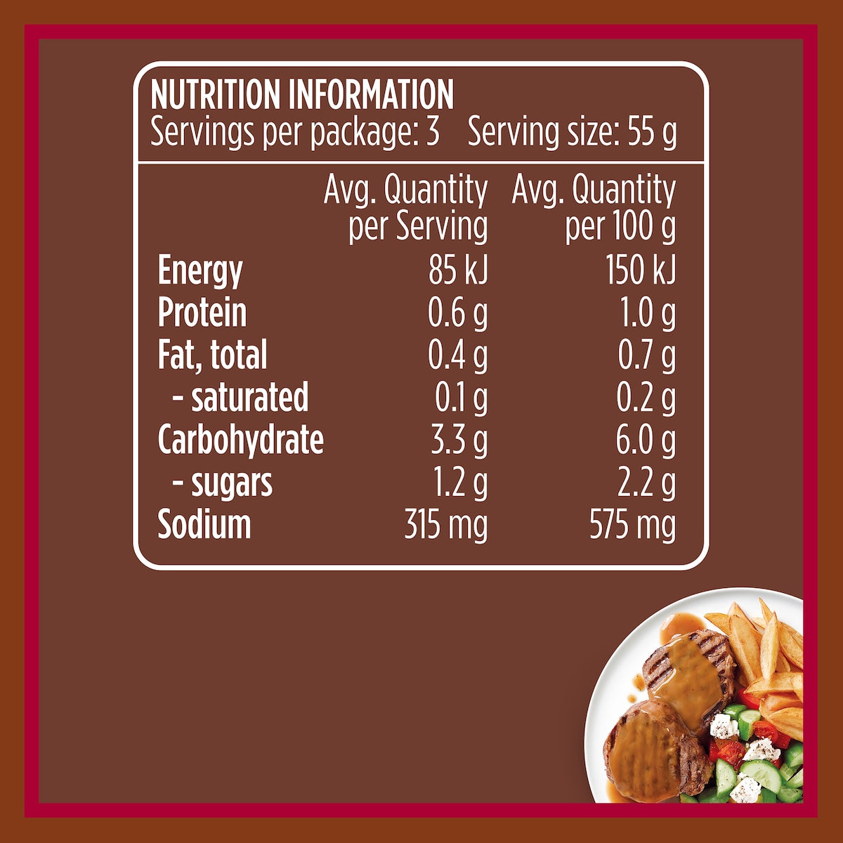 Gravox Diane Liquid Sauce Pouch 165g