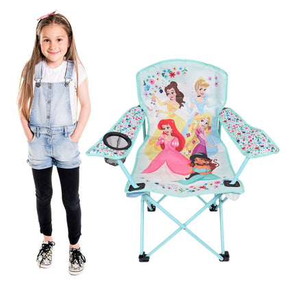 Danawares Kids Camp Chair Princess Light Blue