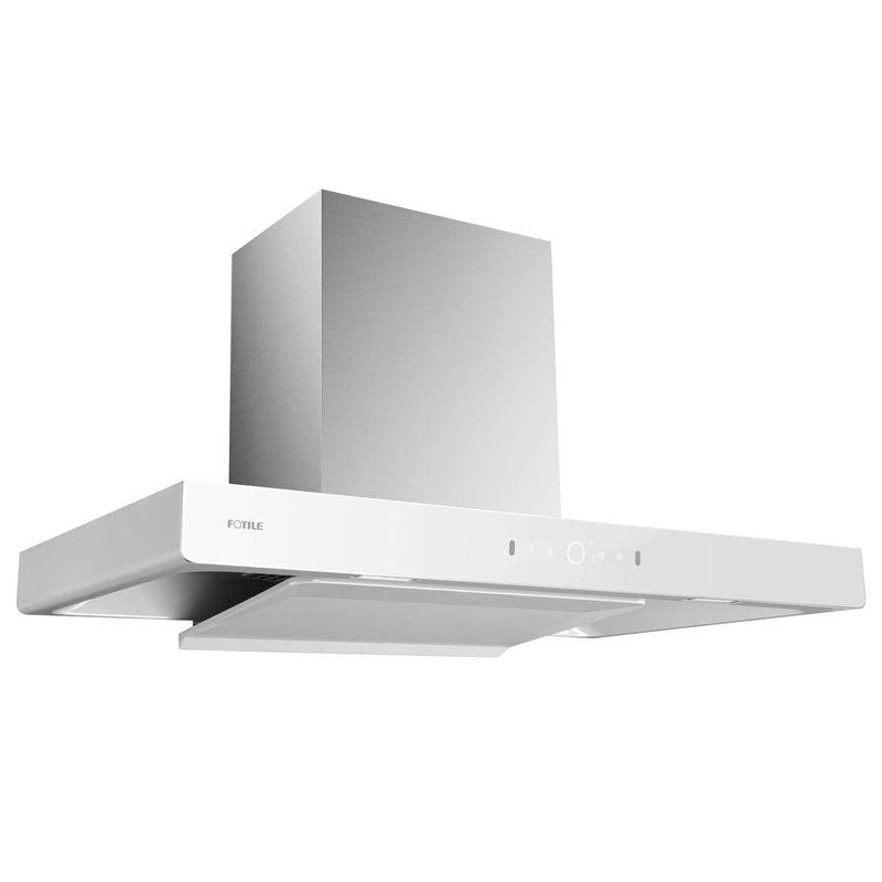 FOTILE 90cm Canopy Rangehood With Decoration Cover EMG9008-CW