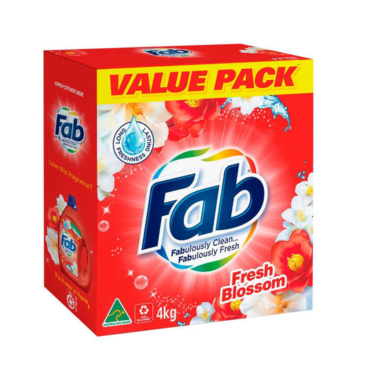 Fab Sunshine Fresh Top & Front Laundry Powder - 4kg