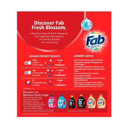 Fab Sunshine Fresh Top & Front Laundry Powder - 4kg