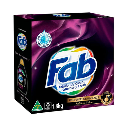 Fab Sublime Velvet Front & Top Loader Laundry Powder - 1.8kg