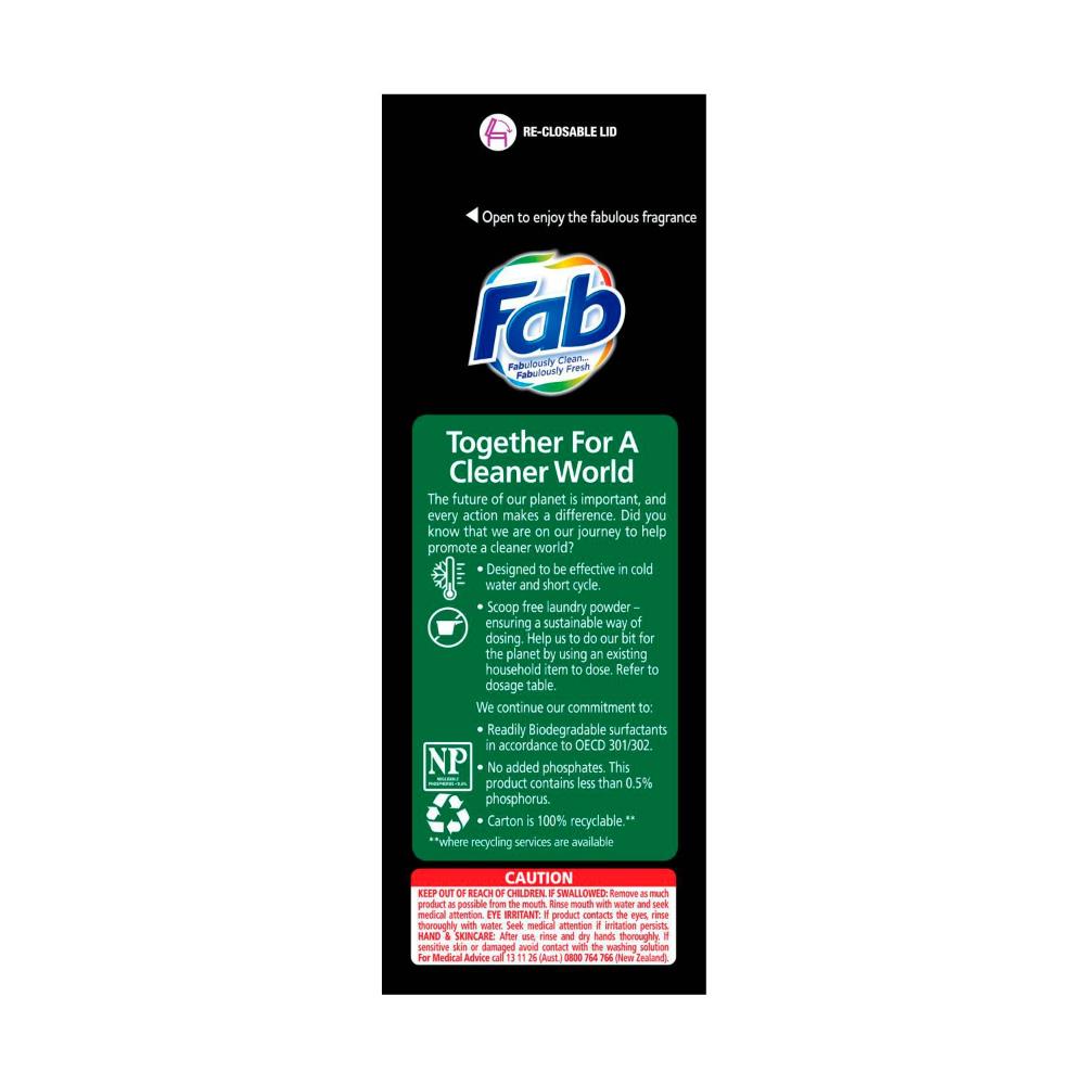 Fab Sublime Velvet Front & Top Loader Laundry Powder - 1.8kg