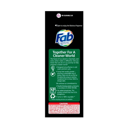 Fab Sublime Velvet Front & Top Loader Laundry Powder - 1.8kg