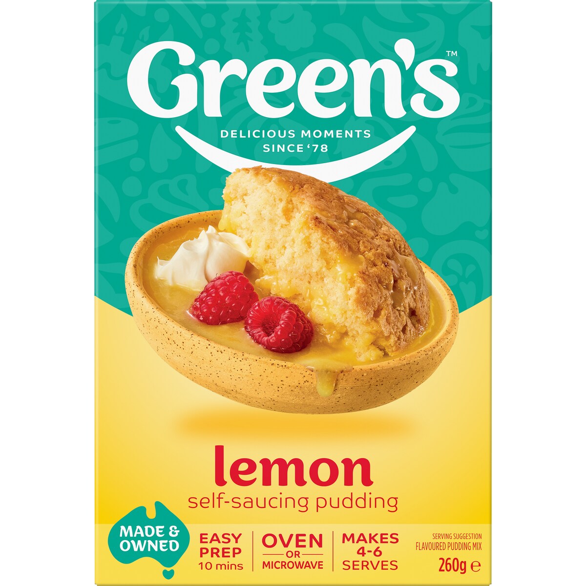 Green's Pudding Lemon Sponge 260g
