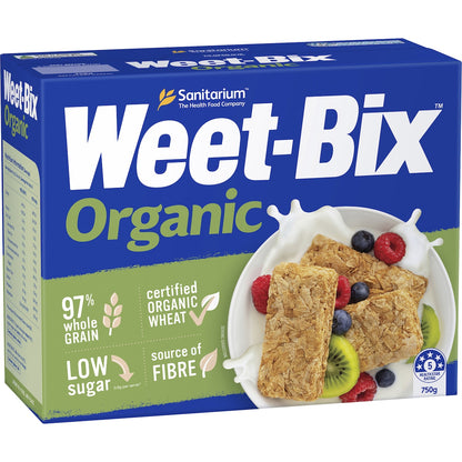 Sanitarium Weet - Bix Weet-bix Organic Breakfast Cereal 750g