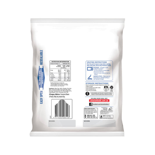 Mission Soft & Fluffy Wrap 12 Pack - 450g