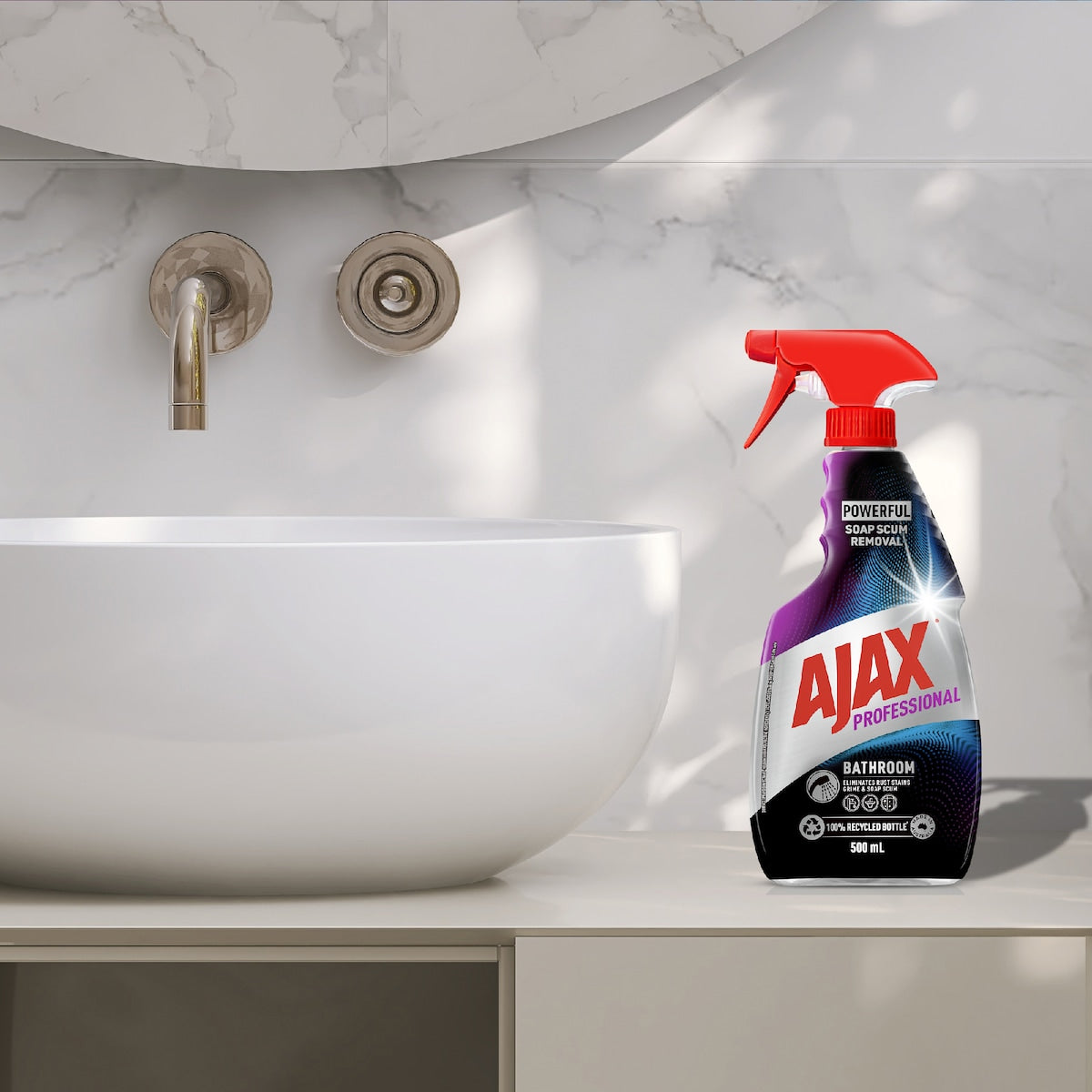 Ajax Professional Bathroom Cleaner Disinfectant Trigger 500ml