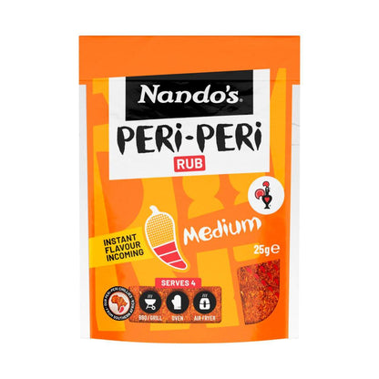 Nando's Rub Peri Peri Medium Seasoning - 25g
