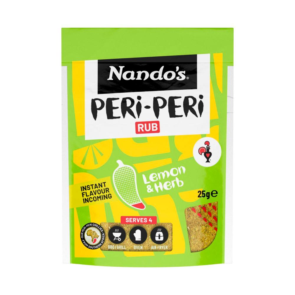 Nando's Peri Peri Lemon & Herb Rub Seasoning - 25g