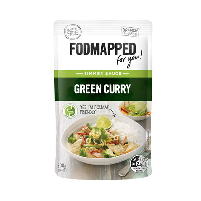 Fodmapped Green Curry Simmer Sauce - 200g