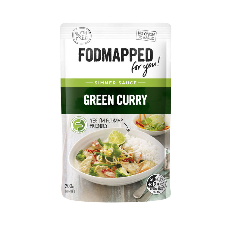 Fodmapped Green Curry Simmer Sauce - 200g