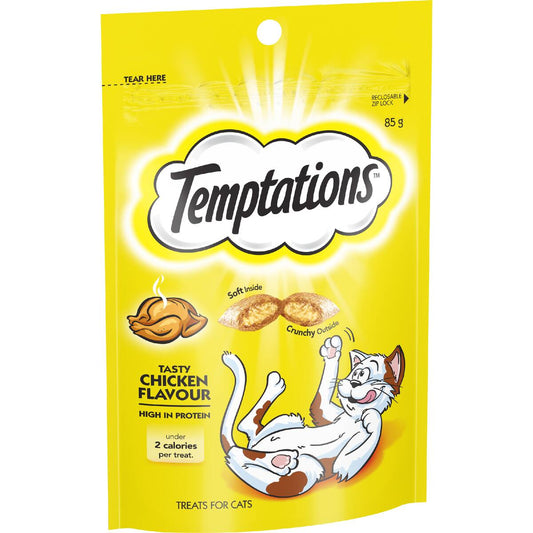 Temptations Cat Treats Tasty Chicken Flavour 85g