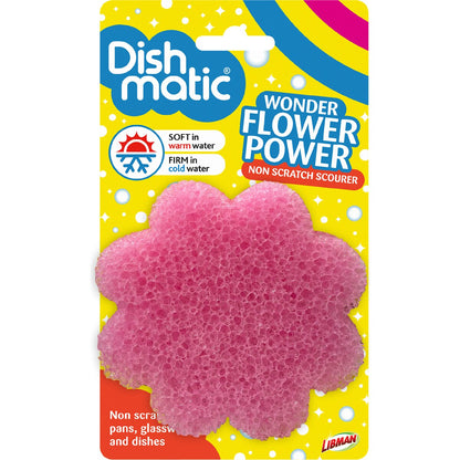 Dishmatic Essentials Flower Power Scrub Scourer 1 Pack