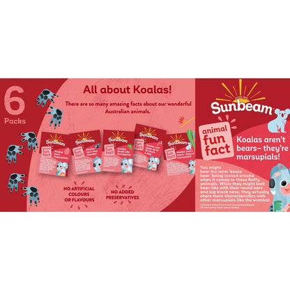 Sunbeam Strawberry Yoghurt Coated Sultanas 30g x 6 pack