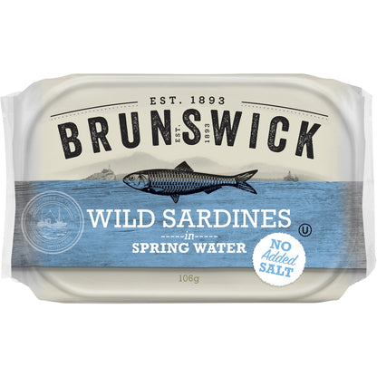 Brunswick Sardines In Springwater 106g