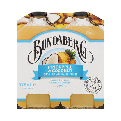 Bundaberg Brewed Drink Pineapple & Coconut 4x375ml