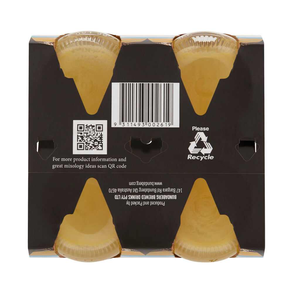 Bundaberg Brewed Drink Pineapple & Coconut 4x375ml
