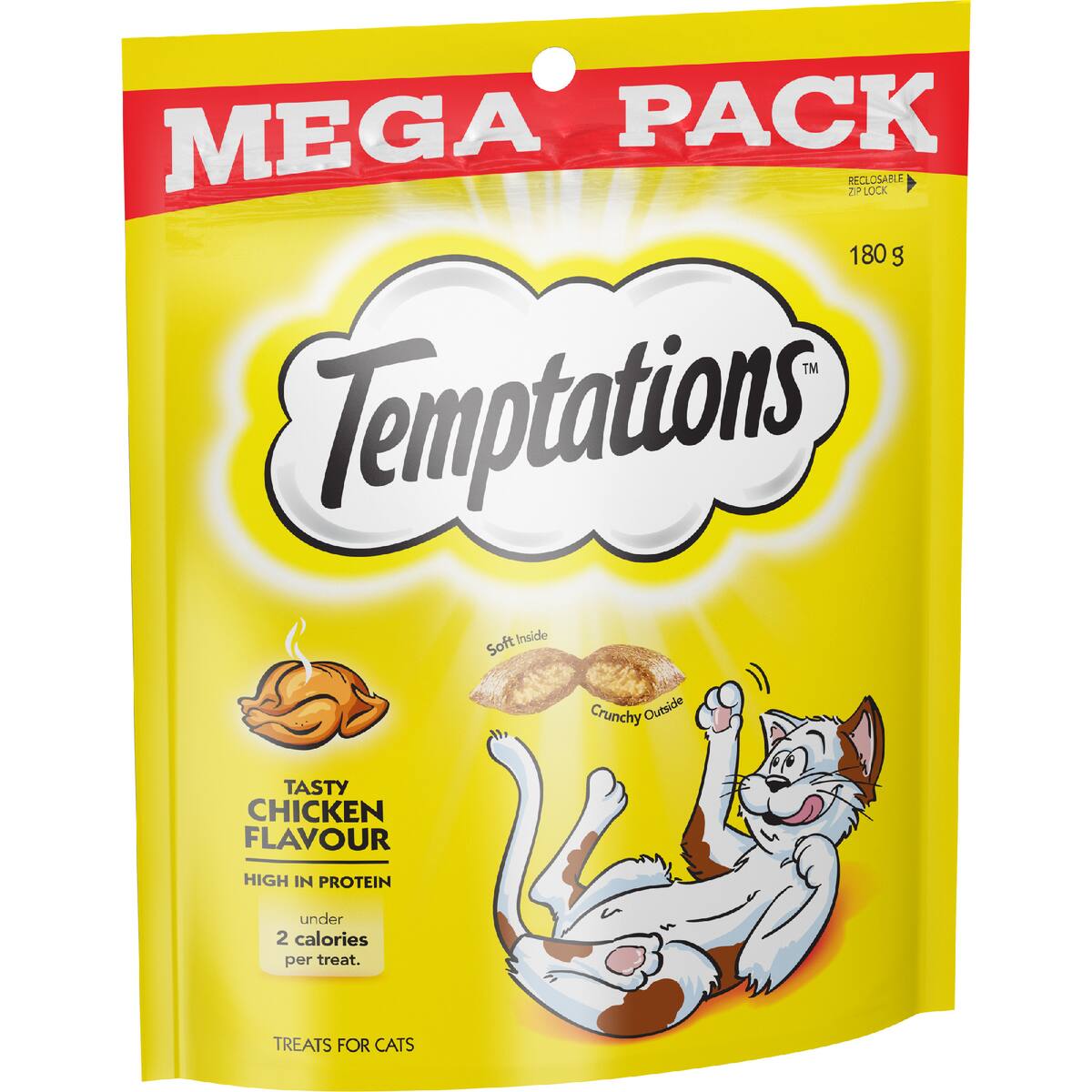 Temptations Cat Treats Tasty Chicken Flavour 180g