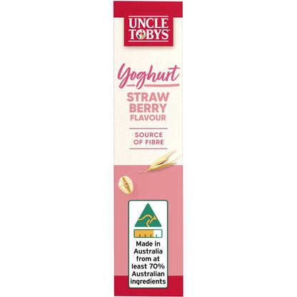 Uncle Tobys Muesli Bars Yoghurt & Strawberry 6 pack