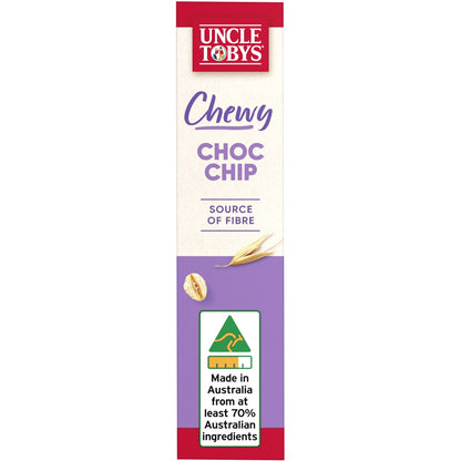Uncle Tobys Muesli Bars Chewy Choc Chip 6 pack
