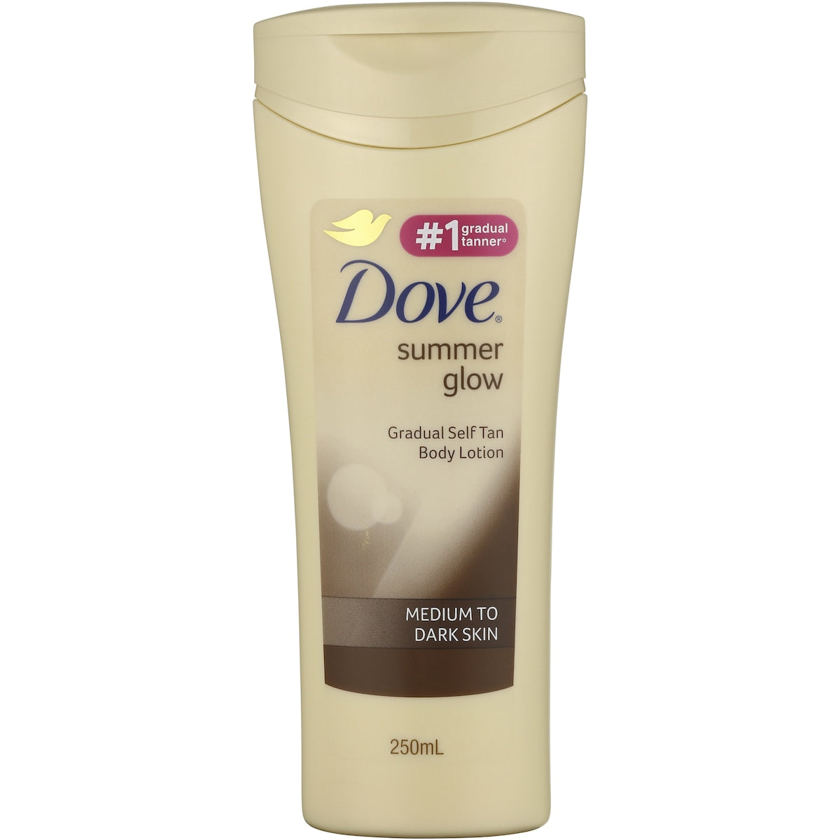 Dove Summer Glow Body Lotion Self Gradual Tanner Medium To Dark 250ml