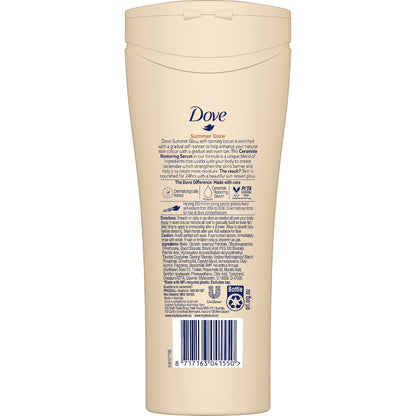 Dove Summer Glow Body Lotion Self Gradual Tanner Fair To Medium 250ml