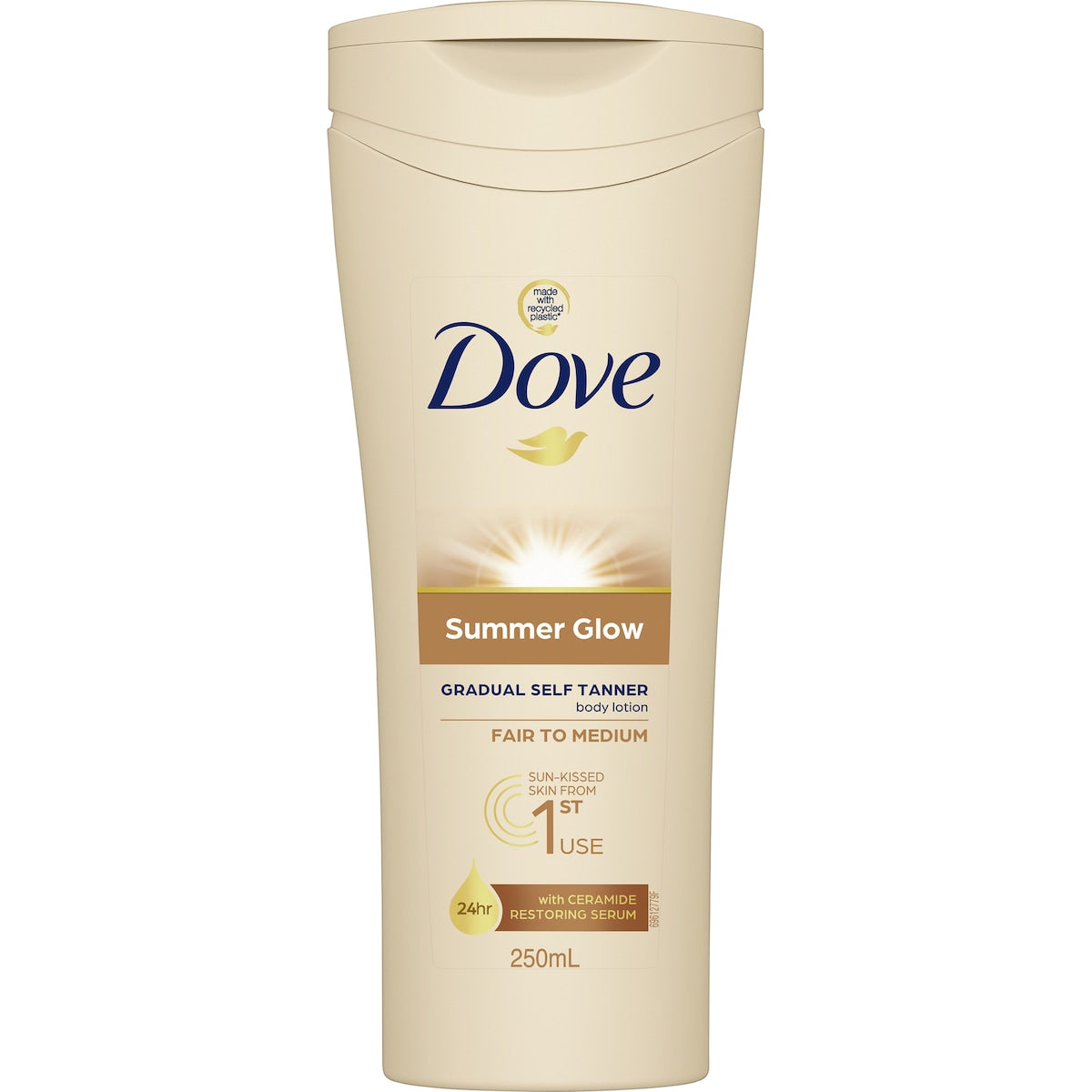 Dove Summer Glow Body Lotion Fair To Medium Gradual Tan 250ml