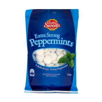 Dollar Sweets Extra Strong Peppermints - 150g