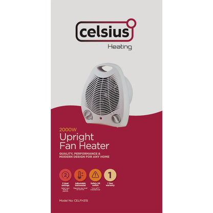 Celsius Upright Fan Heater Each