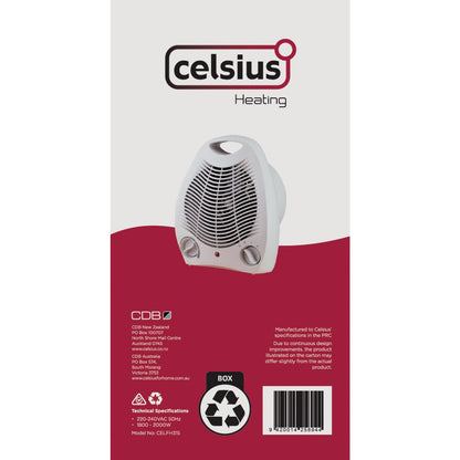 Celsius Upright Fan Heater Each