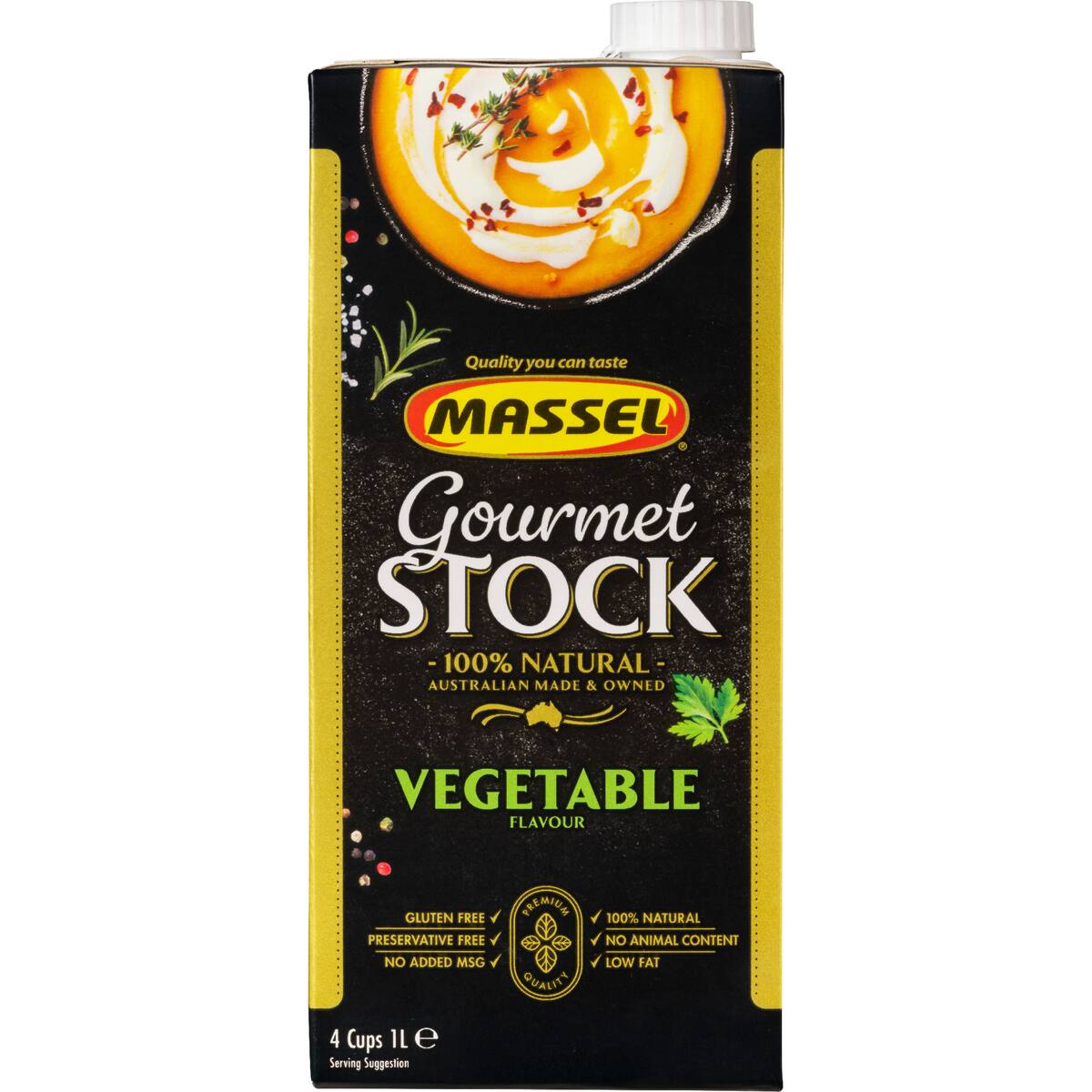 Massel Gourmet Liquid Stock Vegetable 1l