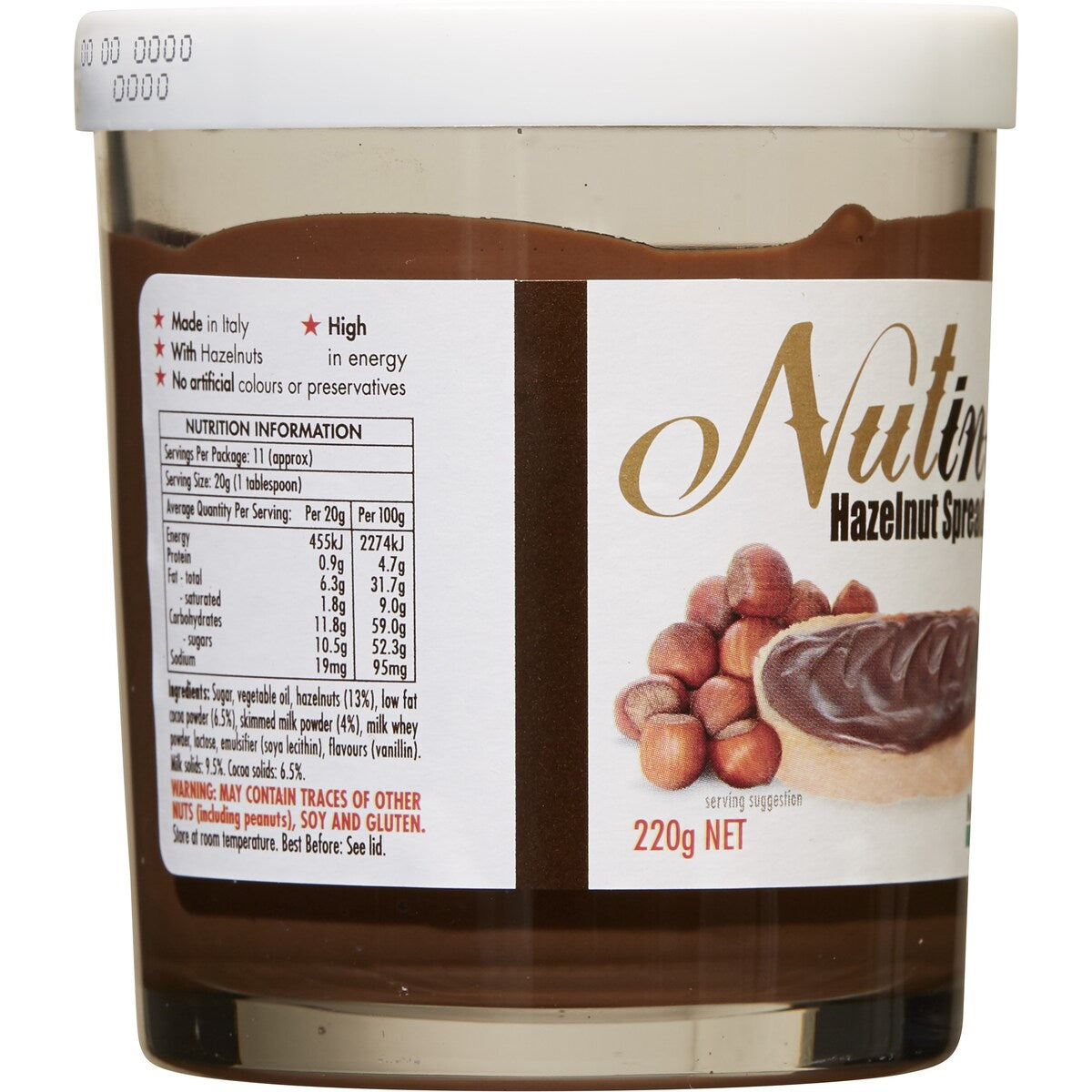 Nutino Hazelnut Spread 220g