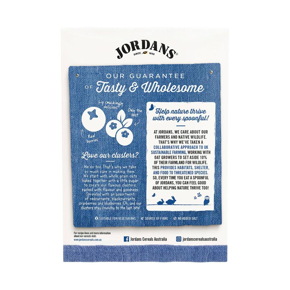 Jordans Crunchy Oat Clusters Wild About Berrie - 500g