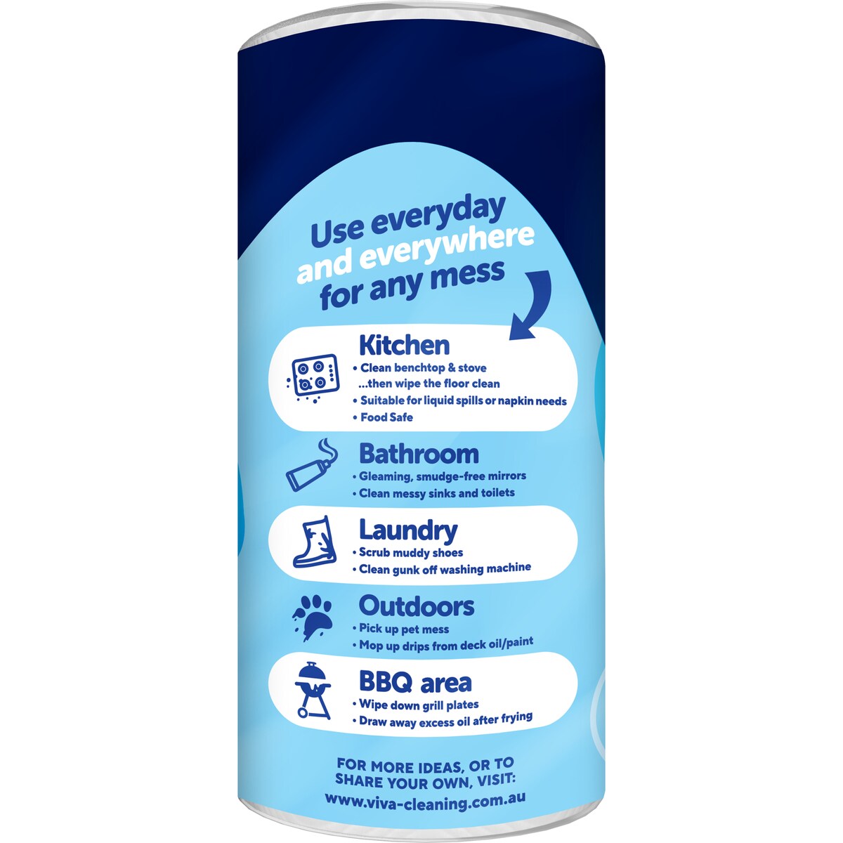 Viva Paper Towels 180 Sheets 3 Pack