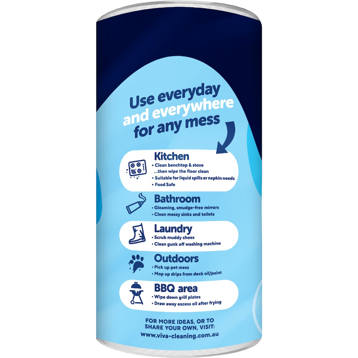 Viva White Paper Towel 3 X 60 Pack