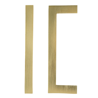 Taskmaster Brushed Brass Square Handle - 96mm - 10 Pack