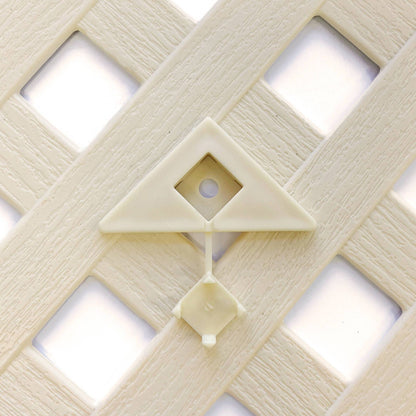 Jack Matrix Diamond Clips - 12 Pack - Cream