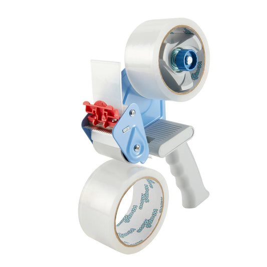Wrap & Move Tape Dispenser with 2 Tape Rolls