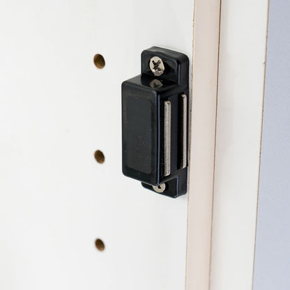 Taskmaster Magnetic Door Catch - 46mm - Black - 3 Pack