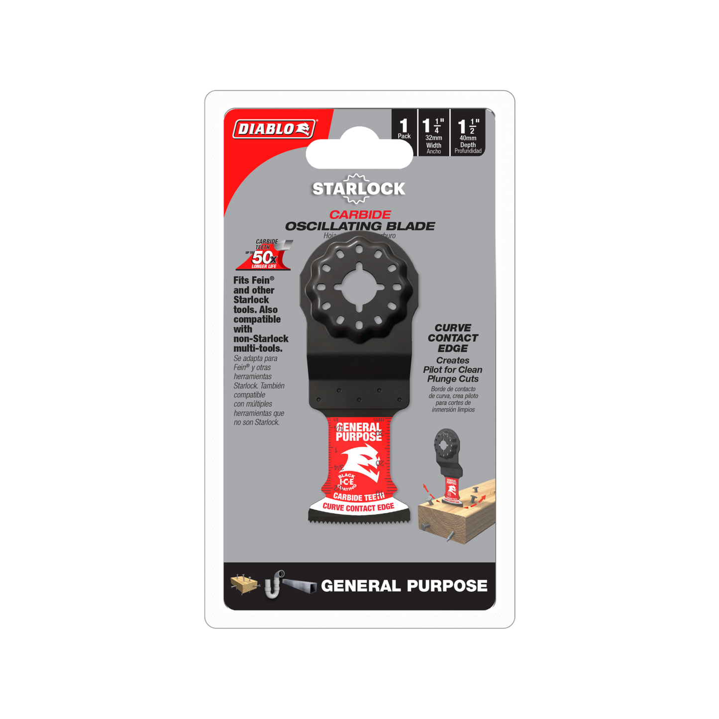 Diablo Starlock Oscillating Blade - 32mm