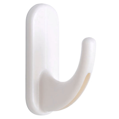 Flexi Storage Home Solutions White Small Pegboard Hook 4 Pack Plastic