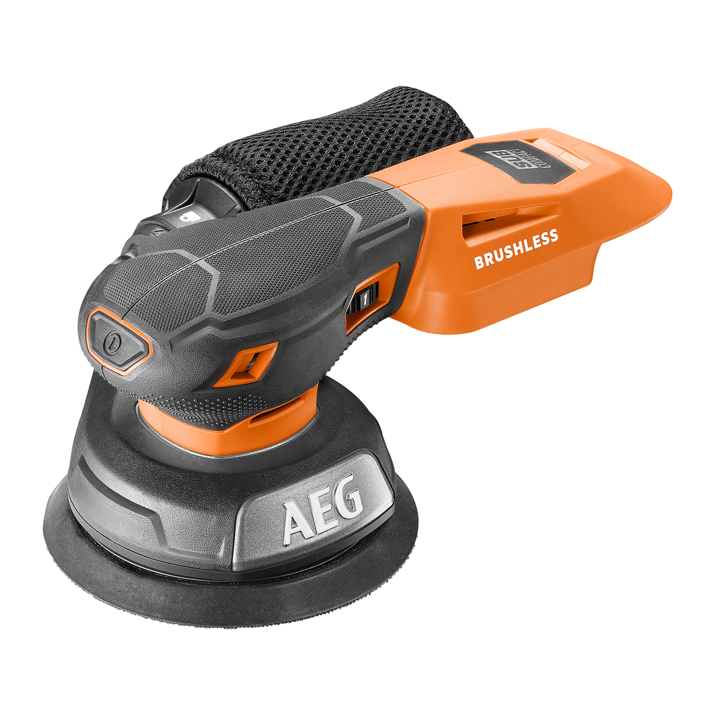 AEG Brushless Sub Compact Random Orbital Sander - 125mm - 18V - Skin Only