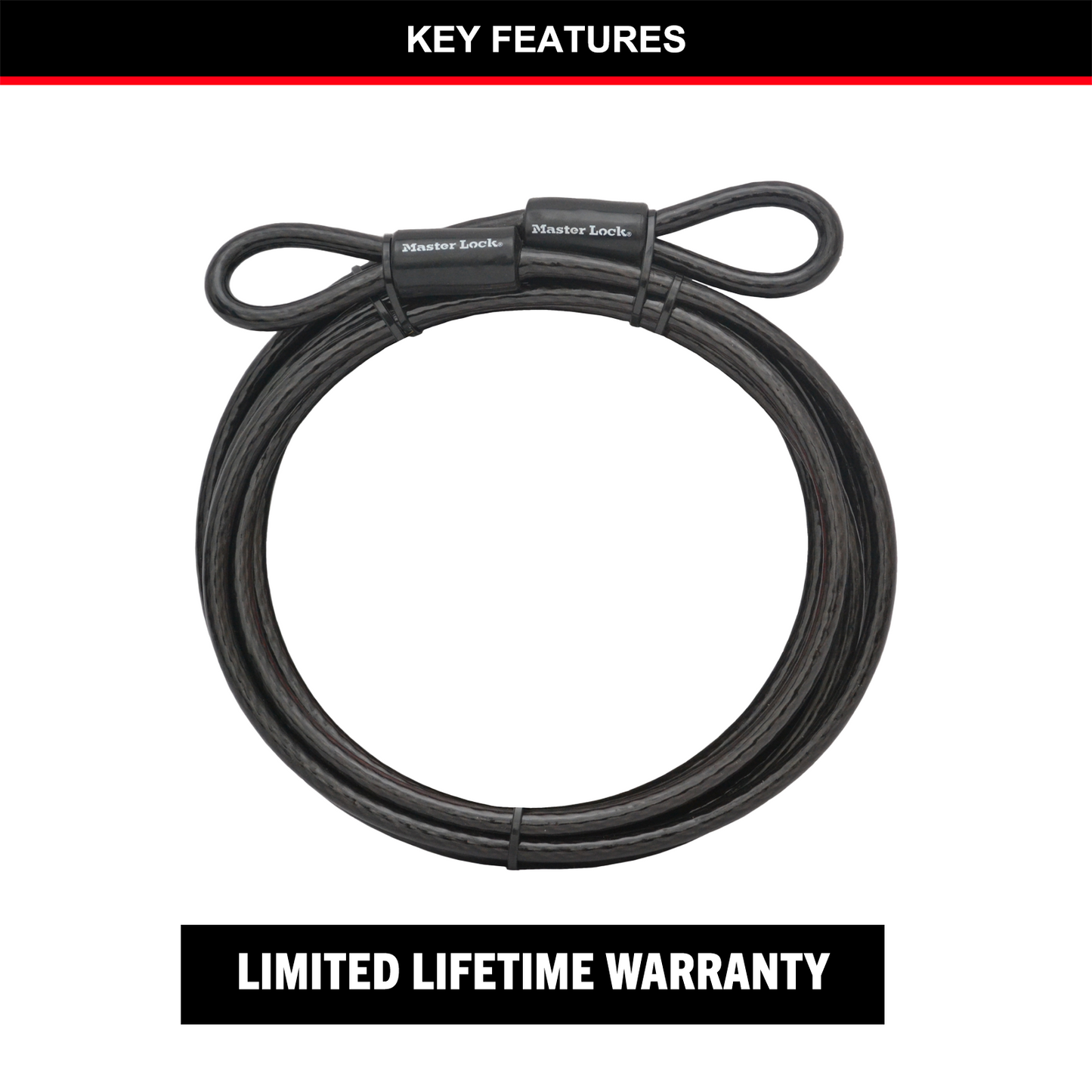 Master Lock Cable Lock - 10mm x 4.6m